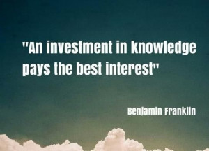 Benjamin Franklin quote