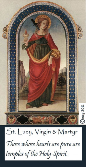 St. Lucy (part of a larger work by Fra Lippi)