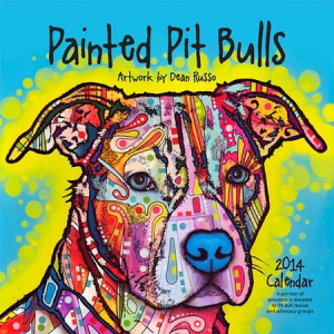 2014 Dean Russo Pit Bull Art Calendar