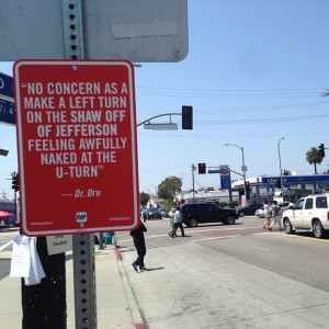 New “RAP QUOTES” – Signs on Original Locations in Los Angeles by ...