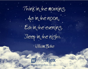... evening. Sleep in the night. #williamblake #sleep #quote #inspiration