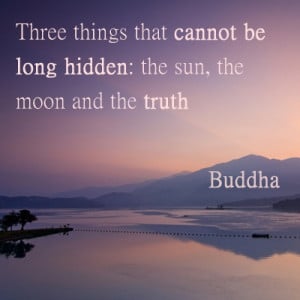 Buddha's quote on truth
