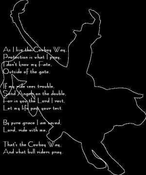 All Graphics » bull rider prayer