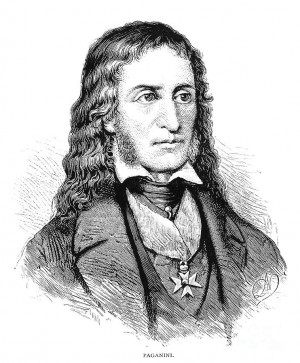Nicolo Paganini (1782-1840) Photograph