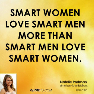 Smart Women Quotes Natalie portman women quotes