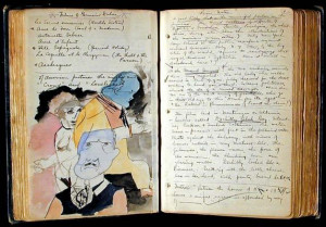 Henry Miller Sketchbook Paris Diary