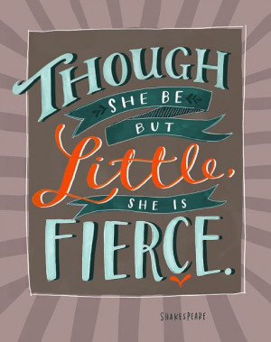 ... of our favorite Shakespeare quotes--perfect for a little girl's room