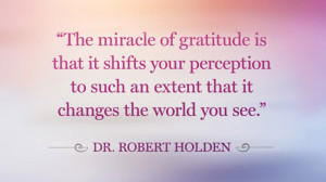 Robert Holden gratitude quote