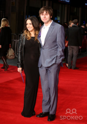 James Buckley With Wife Clair Meek Arriving For The Tance Uk picture