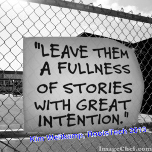 ... of stories with great intention.
