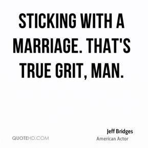 Sticking With Marriage That...