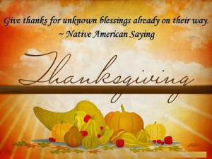 Meaning Thanksgiving Sayings For Cards