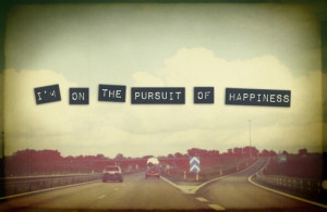 on the pursuit of happiness