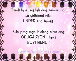 Sweet Cute Love Quotes Tagalog #8
