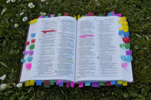 tabbed Bible verses for child training