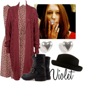 ahs, american horror story, fashion, look, love it, polyvore, violet ...