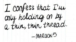 Maroon 5 - Sad~~ one of my favorite songs from this Band ♥