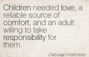 Children needed love, a Reliable Source of Comfort, and an Adult ...
