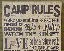 Popular items for camping signs