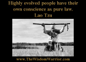Pure Conscienciousness - Pure Law - Lao Tzu