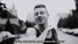 suicide help self harm emotions black and white blog Macklemore ...