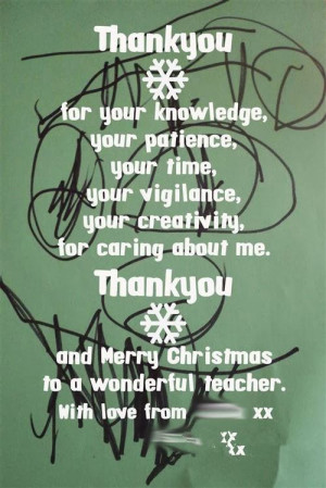 Christmas Thank You Teacher Quotes. QuotesGram Christmas Thank You Teacher Quotes. QuotesGram