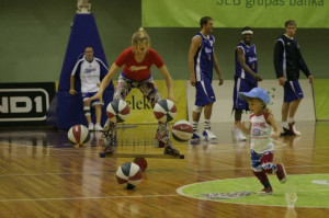 Half-time show in Latvia