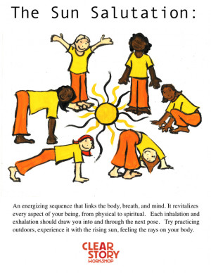 Yoga Poses For Kids Sun Salutation We love yoga & sun salutation