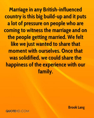 Brook Lang Marriage Quotes