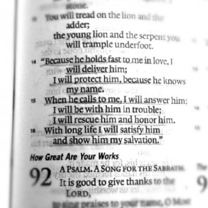Psalm 91:14-16