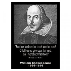 CafePress > Wall Art > Posters > William Shakespeare Quote Poster