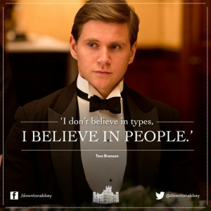 22/14 11:42 Downton Abbey Allen Leech as Tom Branson to Daisy Lewis ...