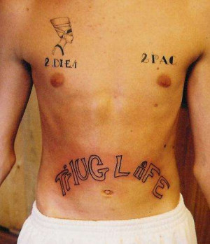 Thug life tattoo