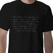 Francisco dAnconia quote (Atlas Shrugged) T shirts by Andonic