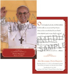 ... Pope Francis? Order yours today, in English or Spanish. Bulk discounts