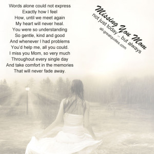 FREE In Loving Memory Cards For Mom – Missing You Mom