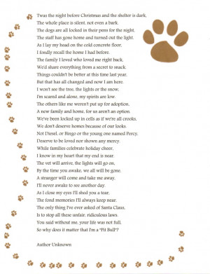 Pit Bull Christmas Wish, be prepared.... This brings tears!!