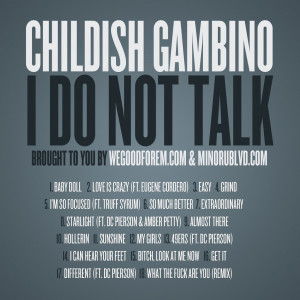 childish gambino quotes sayings being alone
