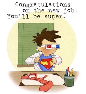 posted oct 09 2010 post subject congratulation on new job