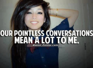 Pointless conversations