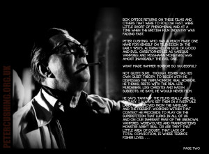 TERENCE FISHER: VINTAGE INTERVIEW EARLY 70'S: 'FRANKENSTEIN AND THE ...