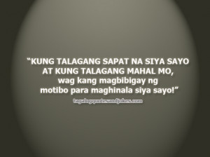 ... love tagalog inspirational letting quote love quotes tagalog sad