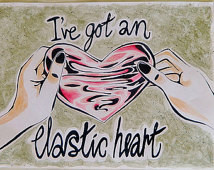 Sia- Elastic Heart / Song Lyric Art / A4 Print ...