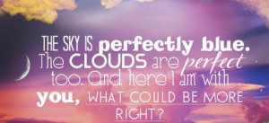 The perfect sky quote for summer