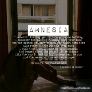Amnesia - 5 seconds of summer