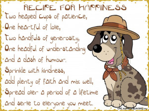 RECIPE FOR HAPPINESS