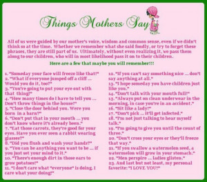 Haha so true...happy mother's day