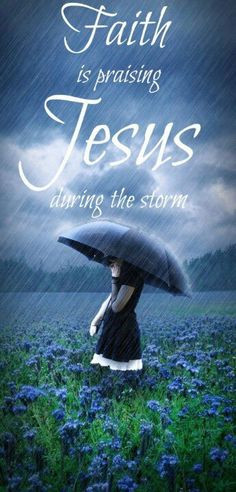 Praising God in the storm - thank you for blessing me, Lord. Even when ...