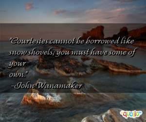 Courtesies Quotes