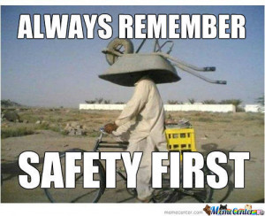 Safety Fail - Wheel-Helmet